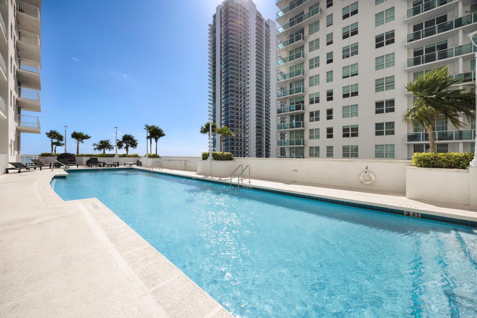 Two Bedroom Oceanview Apartment In Brickell Miami Dış mekan fotoğraf