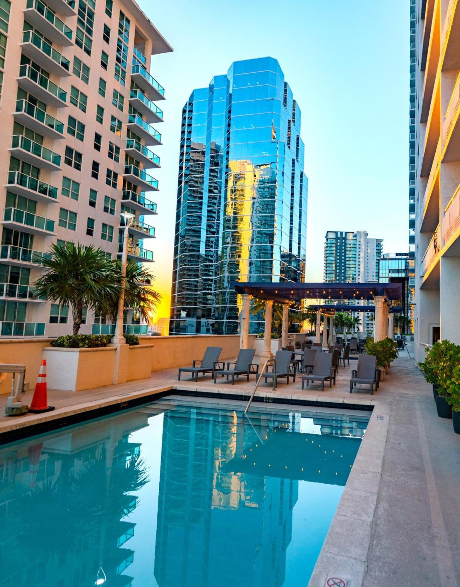 Two Bedroom Oceanview Apartment In Brickell Miami Dış mekan fotoğraf